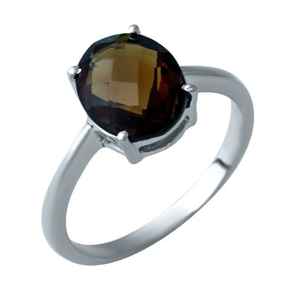 

Серебряное кольцо SilverLine с натуральным гранатом 18 размер