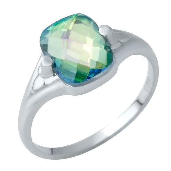 

Серебряное кольцо SilverLine с натуральным мистик топазом 2.175ct 18.5 размер