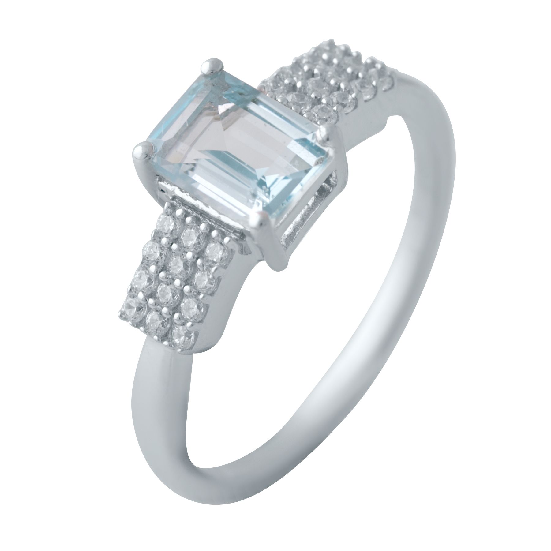 

Серебряное кольцо SilverLine с натуральным топазом 17.5 размер