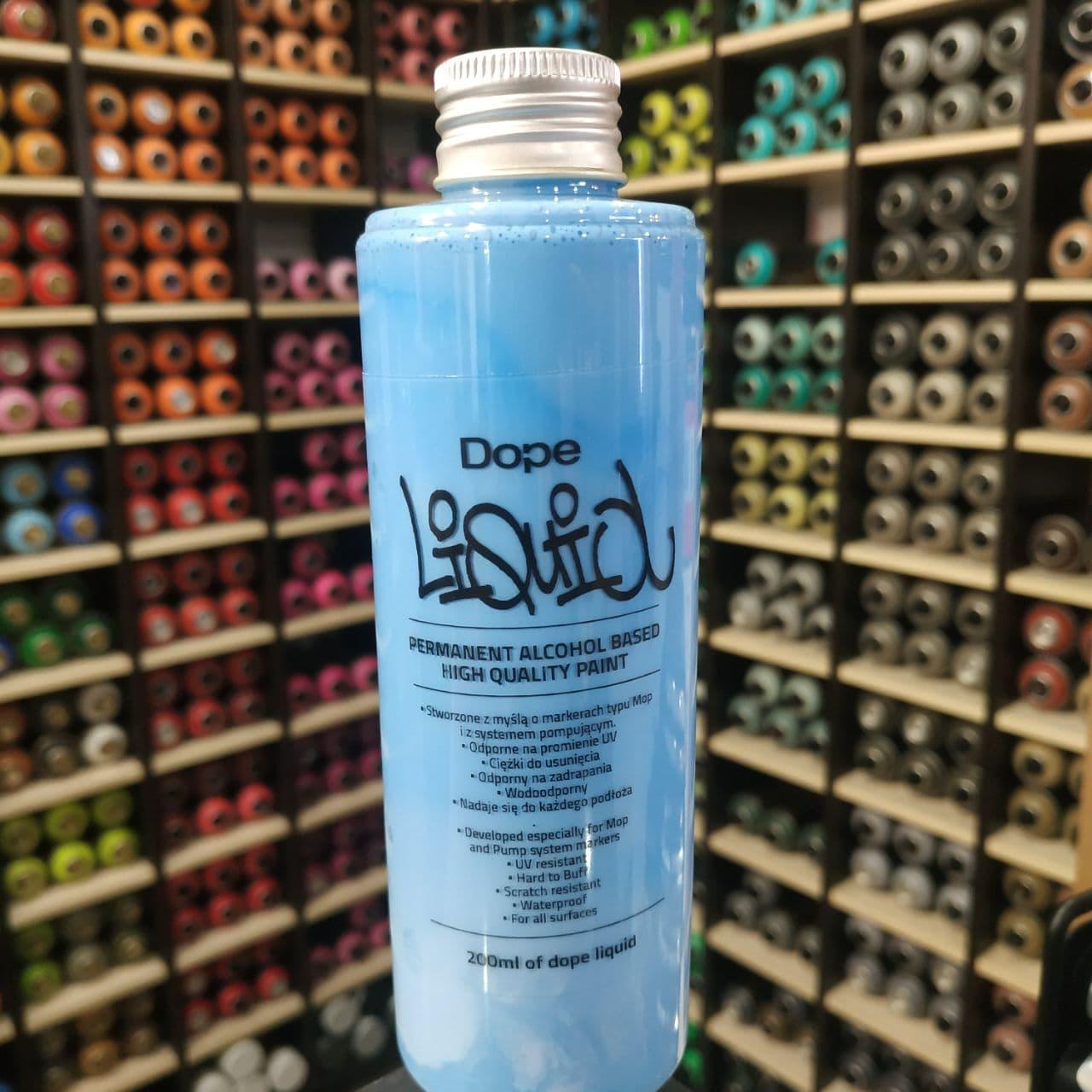 

Заправка для маркеров Dope LIQUID Light blue (Голубой) 200ml