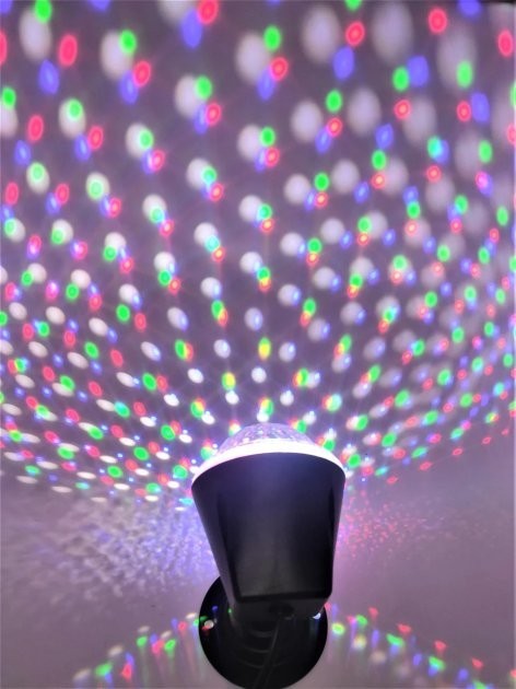 

​Диско лазер LASER Light SE 371-01 от сети 220Вт Свечение красное, синее, зелёное, белое