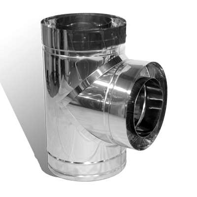 

Тройник 87° на дымоход Ø 180/250 мм нерж/нерж 1 мм
