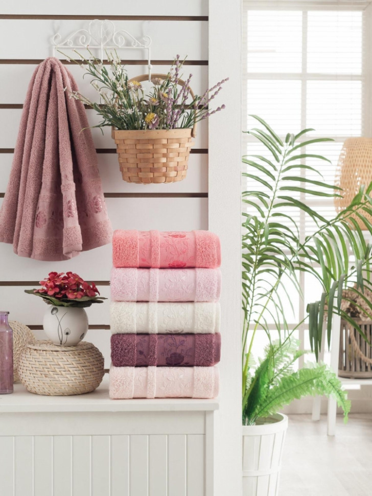 

Набор махровых полотенец Purry Cotton Gulfem 70*140 6 шт (ts-02847)