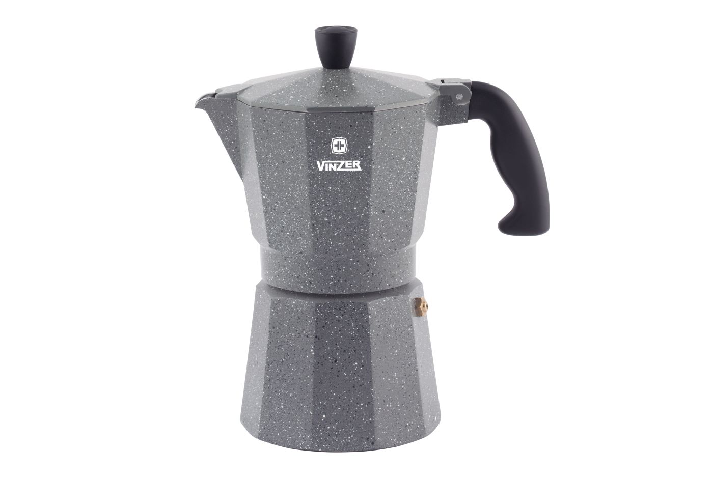 

Кофеварка гейзерная VINZER Moka Granito, 6 чашек