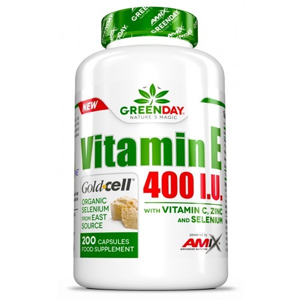 

Витамины Amix Nutrition VITAMIN E 400 I.U. LIFE GREENDAY 200 капсул