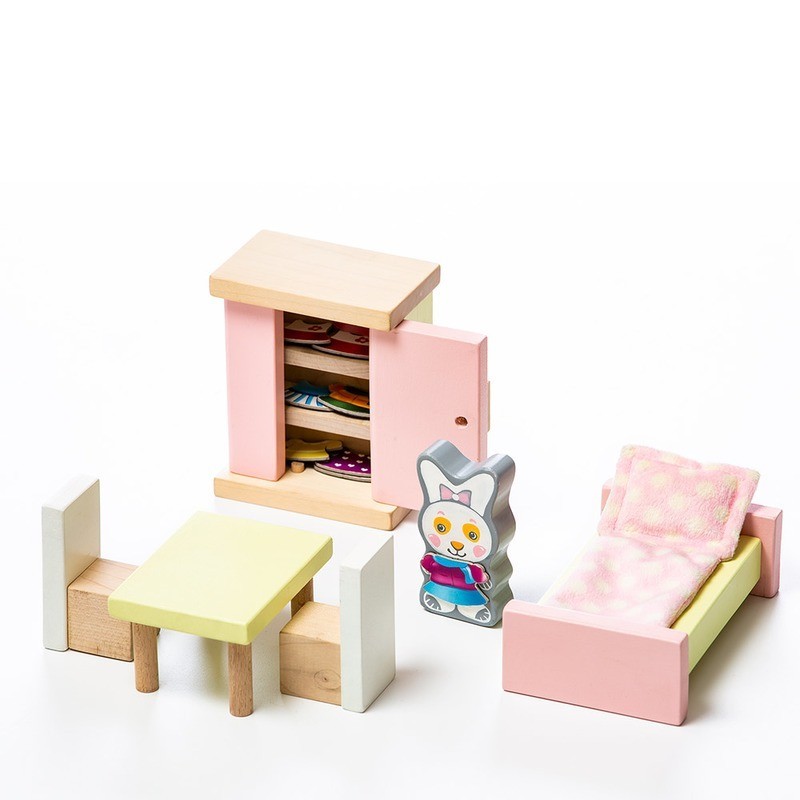 

Деревянный игрушечный набор Cubika Мебель 2