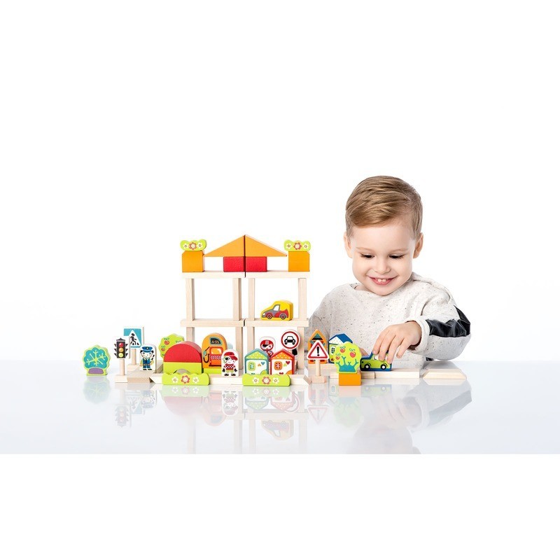 

Деревянный конструктор Cubika Городок для мальчиков