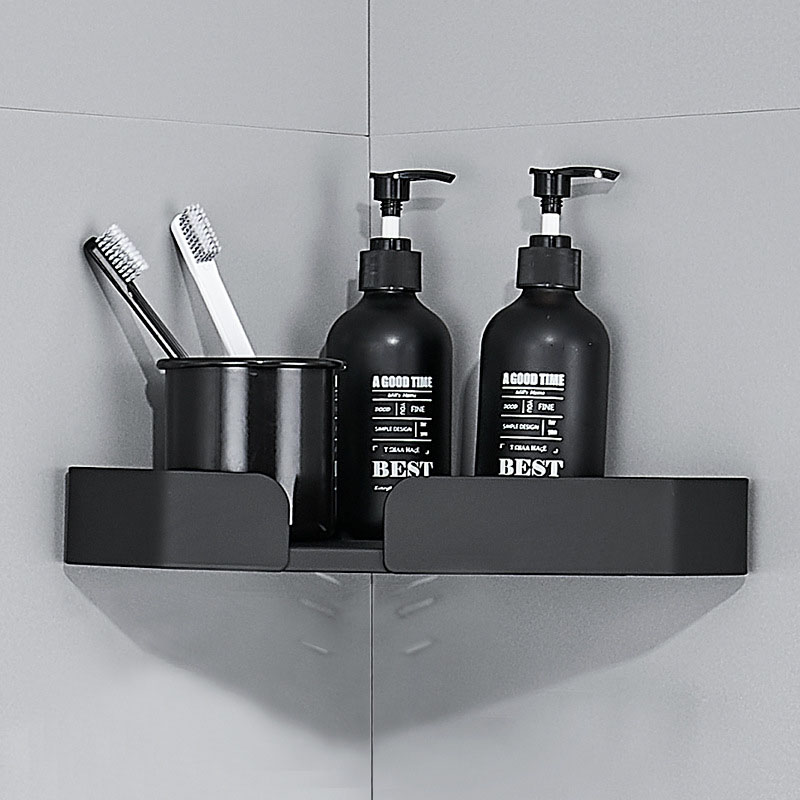 

Угловая полка для ванной из алюминия IwConcept FDU-Corner-32 Черная