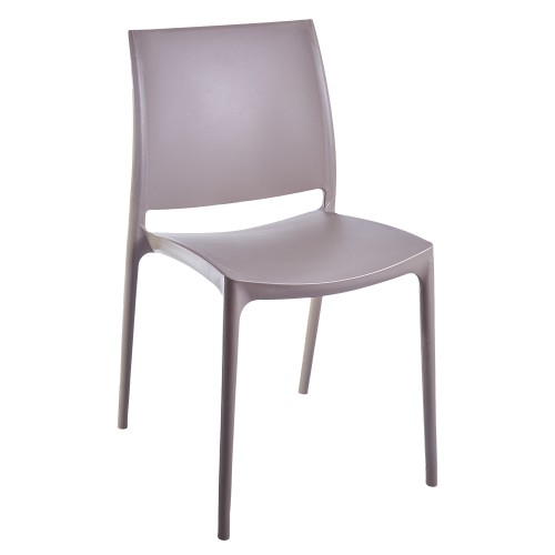 

Комплект пластиковых стульев Эмма 4 шт какао