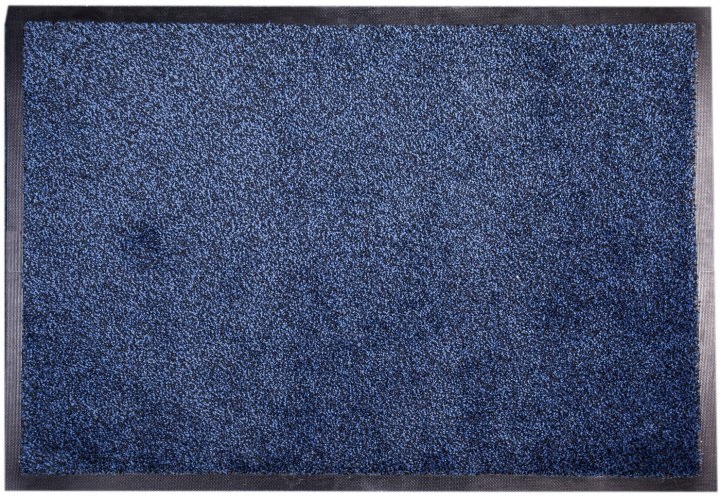 

Грязезащитный коврик Kleen-Tex Iron-Horse Black Blue 85x120см Черный-синий