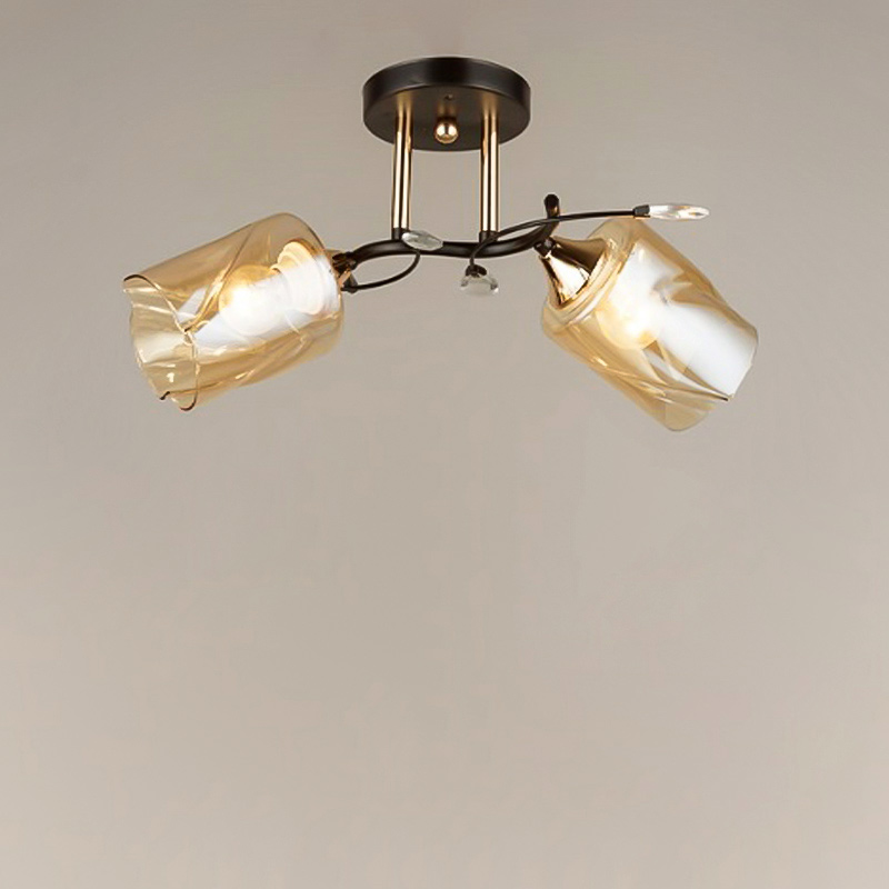 

Люстра стельова Light House SRS-16293/2 чорний + золото