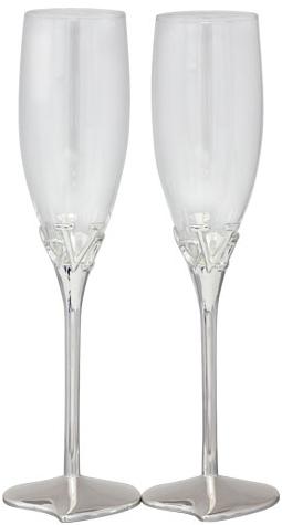 

Набор 2 фужера Wedding Love для шампанского 220мл, стекло + металл S&T 39067-BR-2115