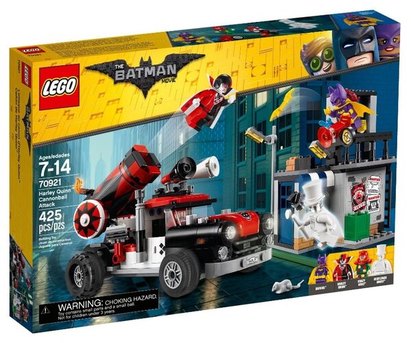 

Конструктор LEGO Batman Пушечное нападение Харли Квинн (70921)