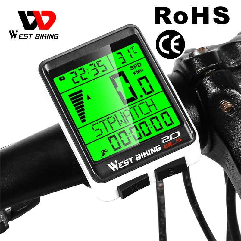 

Велокомпьютер West Biking 20WLS беспроводной (10277D-20wls)