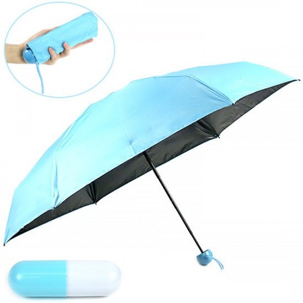 

Мини-зонт в капсуле Capsule Umbrella mini голубой