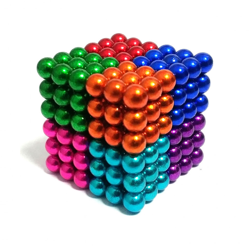 

Магнитный неокуб антистресс головоломка металлическая MAG-008-8(Multicolored) (8 цветов)