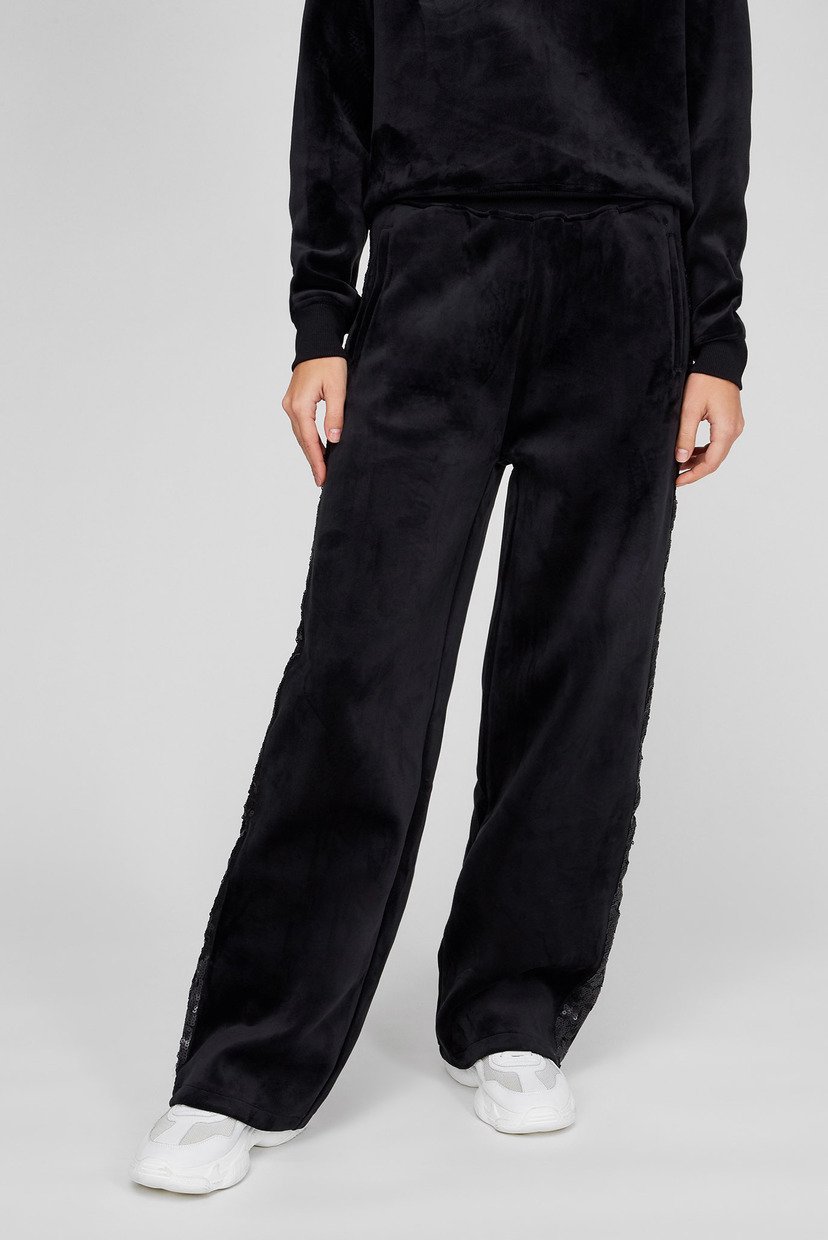 

Женские черные велюровые брюки PRPY  PWSPPORI 0014, Женские черные велюровые брюки PRPY XS PWSPPORI 0014