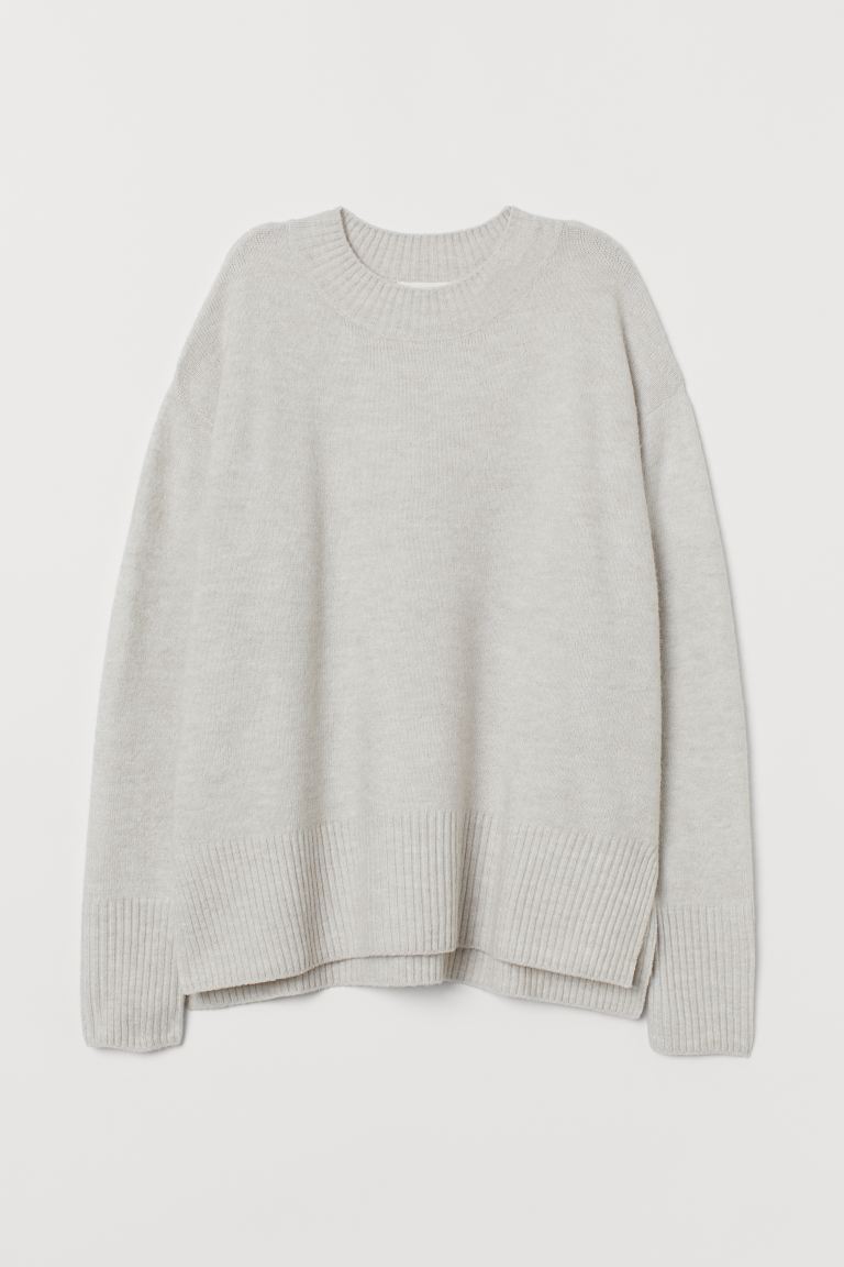 

Вязаный джемпер H&M XS Холодный серый