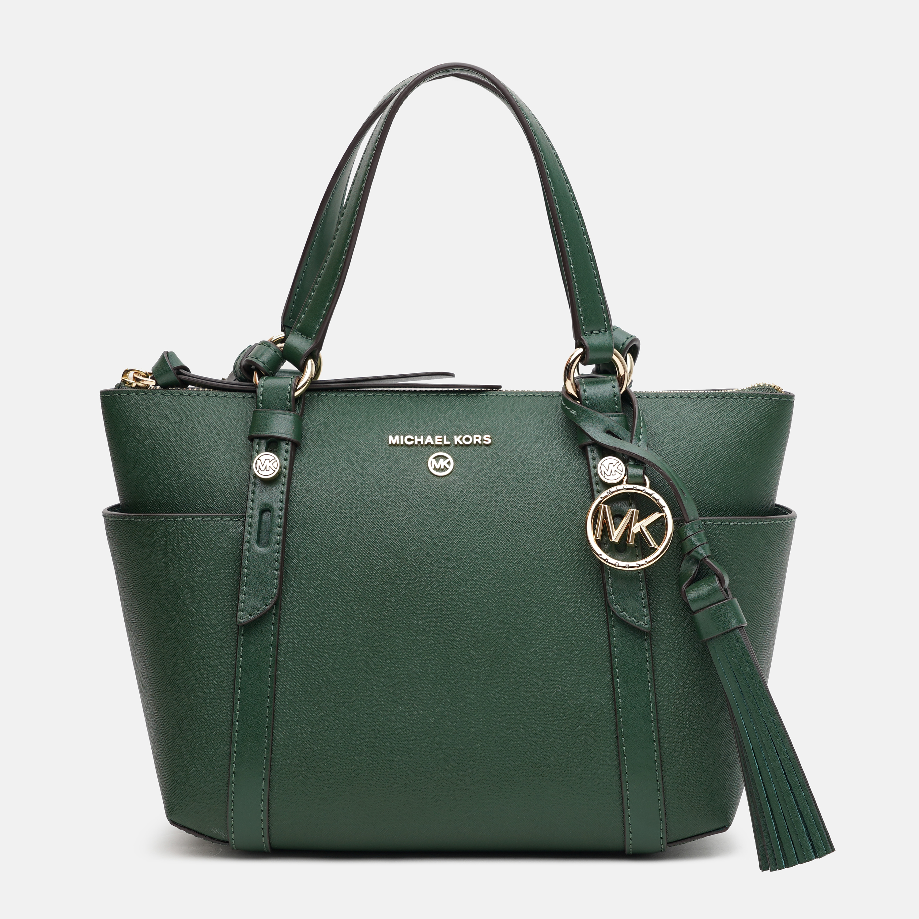 

Сумка кожаная женская Michael Kors Nomad 30T0GNXT1L-309 Moss