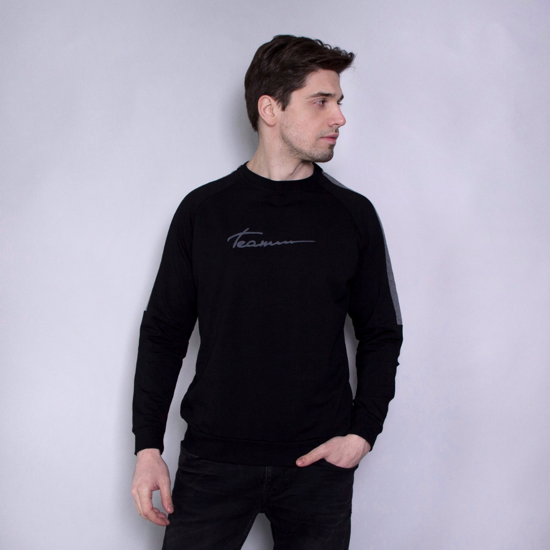 

Мужской свитшот Teamv Line 2 Черный, Мужской свитшот Teamv Line 2 Черный S