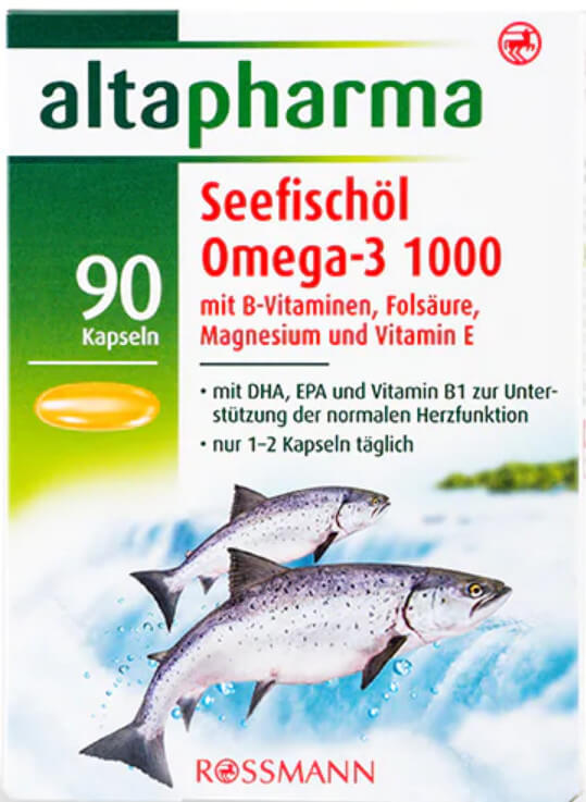 

Добавка Омега-3 1000 Altapharma 90 таблеток