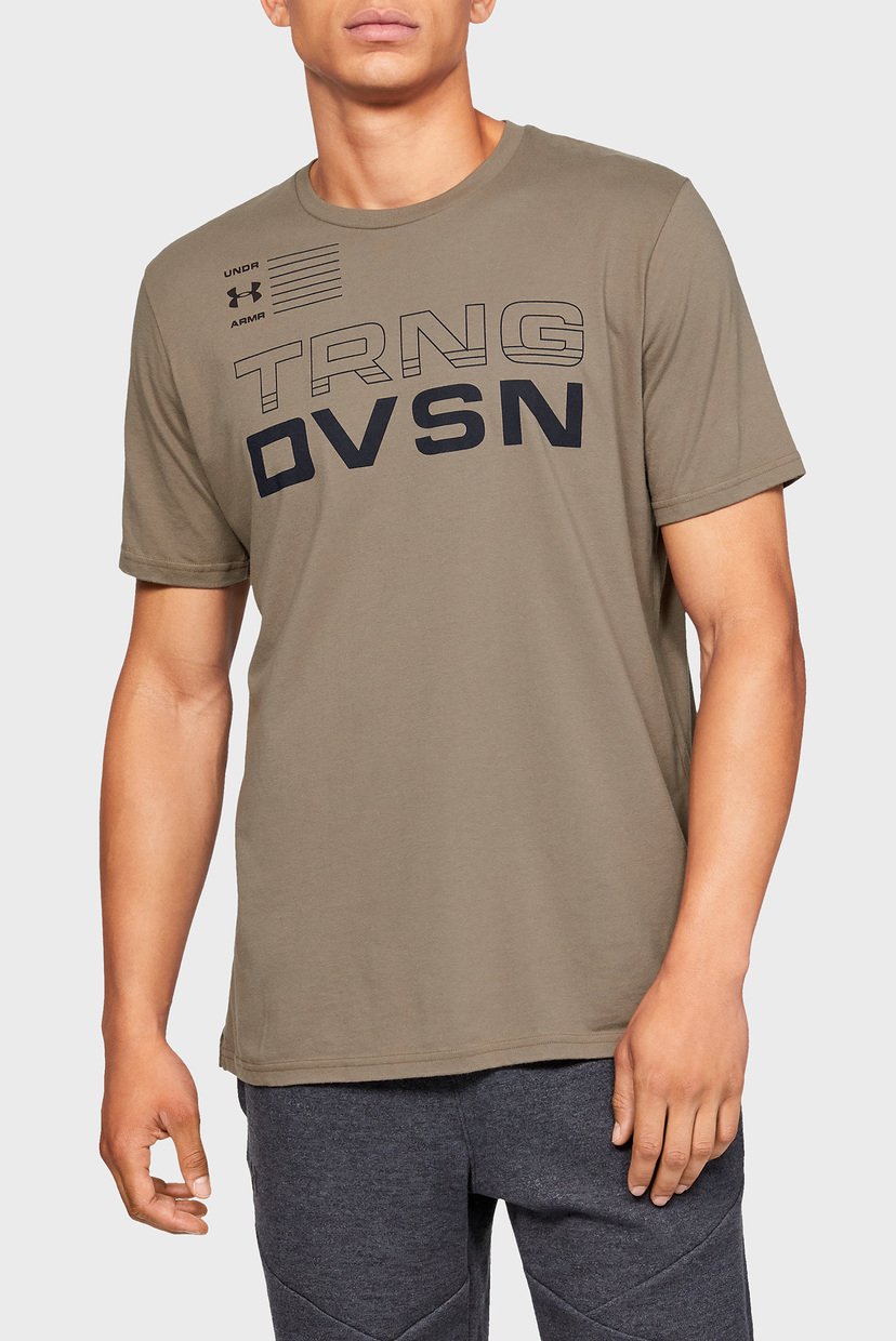 

Мужская коричневая футболка UA TRNG DVSN SS Under Armour S 1329597-221