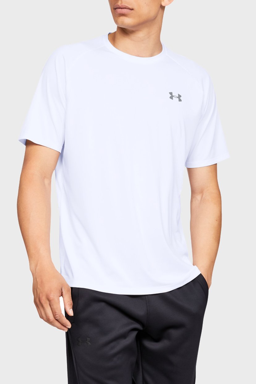 

Мужская белая футболка UA Tech 2.0 SS Tee-WHT Under Armour  1326413-100, Мужская белая футболка UA Tech 2.0 SS Tee-WHT Under Armour XL 1326413-100