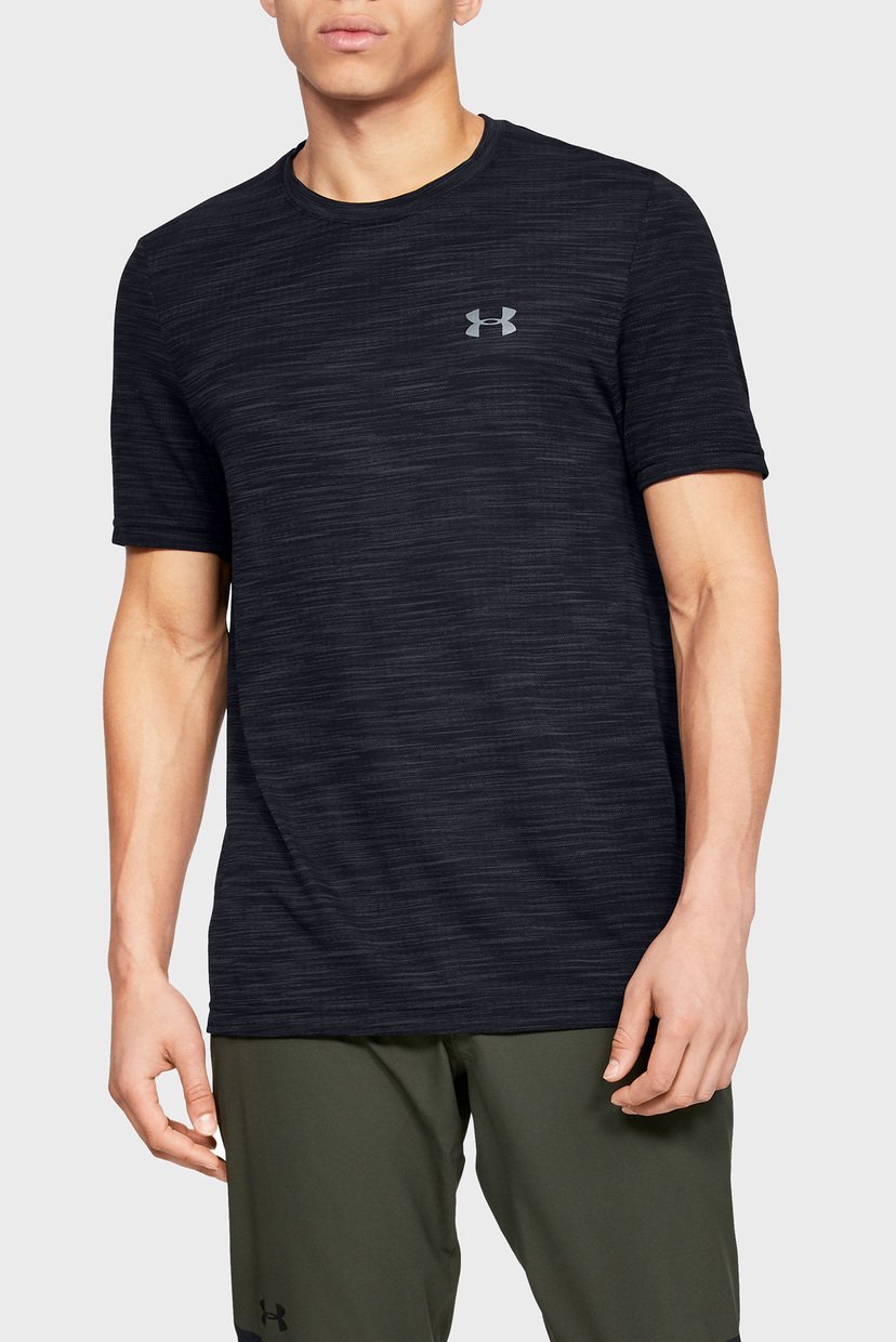 

Мужская черная футболка Vanish Seamless SS Nov 1 Under Armour  1345309-001, Мужская черная футболка Vanish Seamless SS Nov 1 Under Armour S 1345309-001