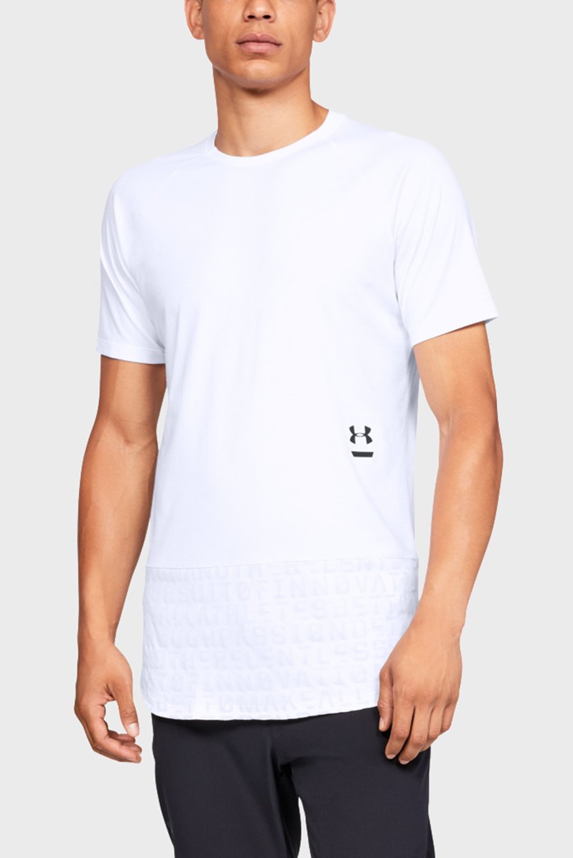 

Мужская белая футболка UA Perpetual Graphic Under Armour  1321963-100, Мужская белая футболка UA Perpetual Graphic Under Armour S 1321963-100
