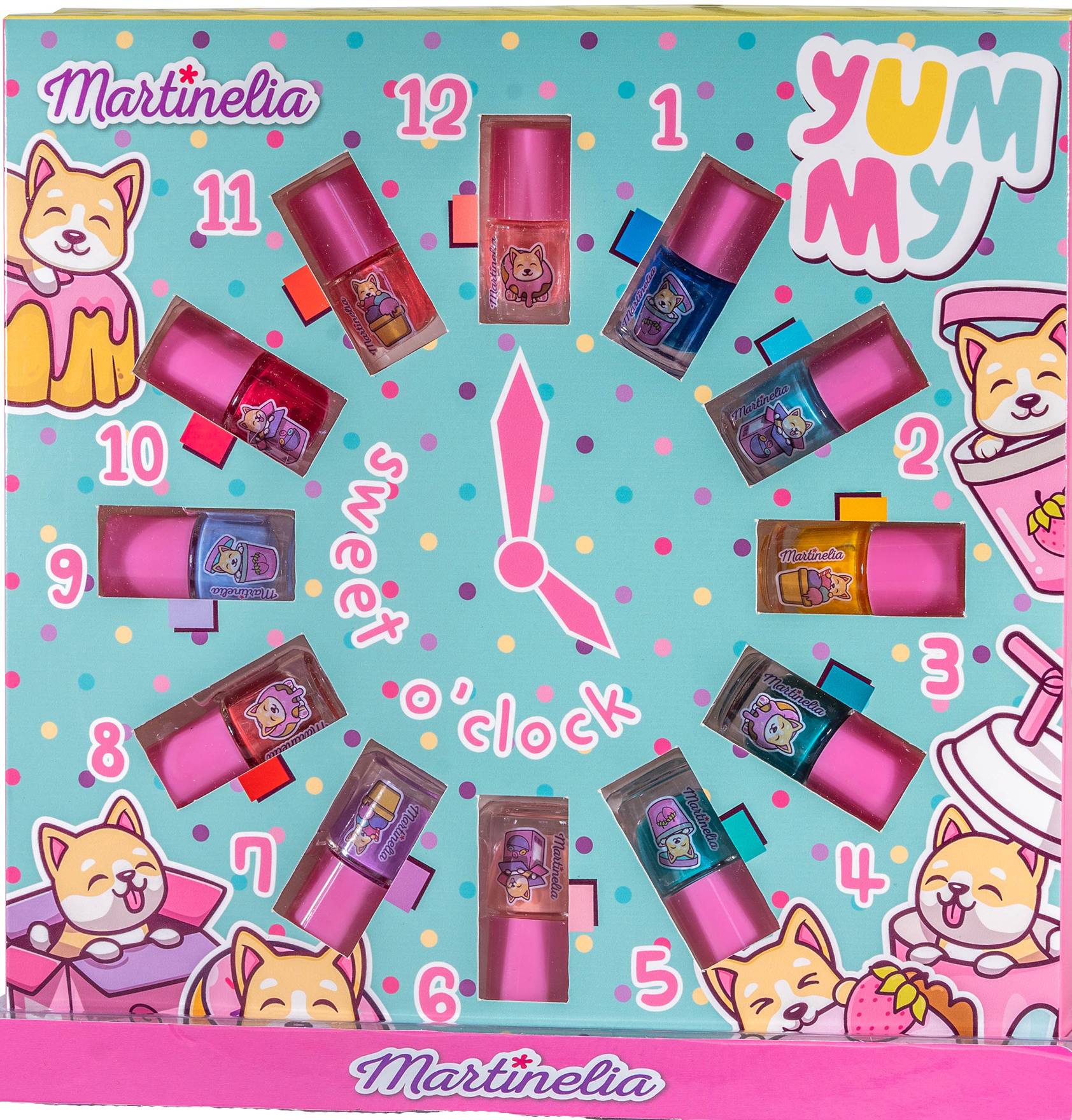 

Набор детской декоративной косметики Martinelia Yummy Clock Nail Polish (50584) (8436591923701)