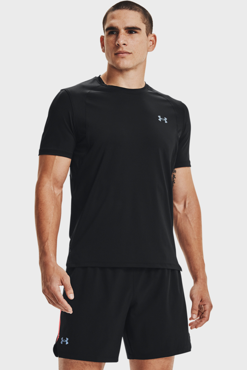 

Мужская черная футболка UA Iso-Chill Run 200 SS Under Armour XXL 1361928-001