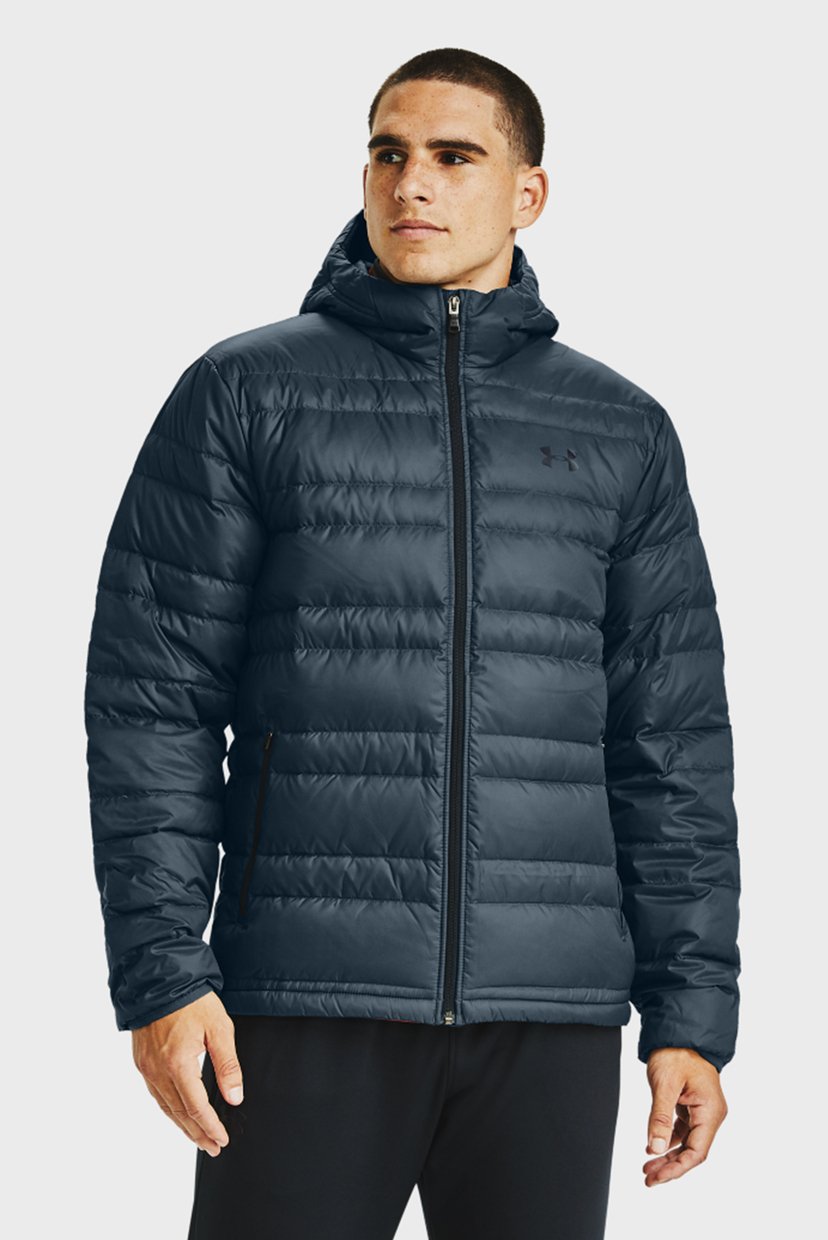 

Мужская темно-синяя куртка UA Armour Down Hooded Under Armour  1342738-467, Мужская темно-синяя куртка UA Armour Down Hooded Under Armour 3XL 1342738-467