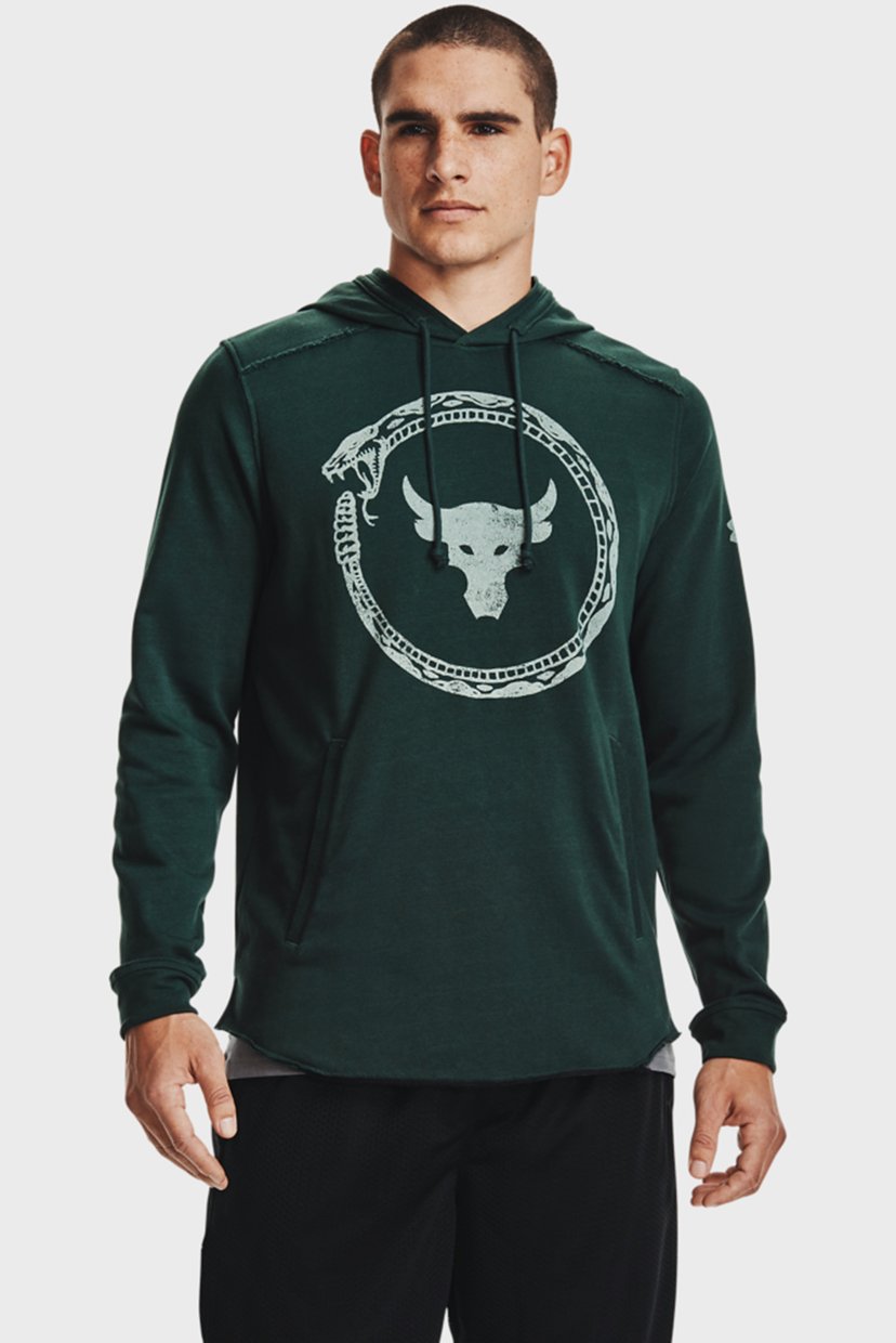 

Мужское темно-зеленое худи UA Pjt Rock Terry Snake HD-GRN Under Armour XL 1361747-384