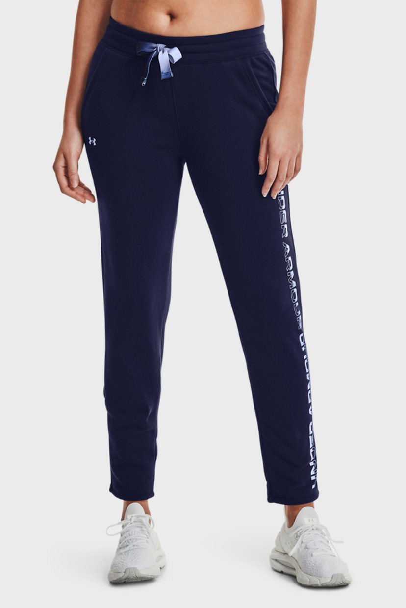 

Женские темно-синие спортивные брюки UA Rival Fleece Grdient Pant Under Armour XS 1361093-410
