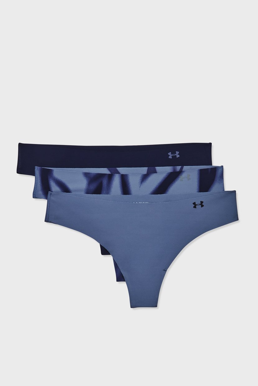 

Женские синие трусики PS Thong Print (3 шт) Under Armour XS 1325617-470