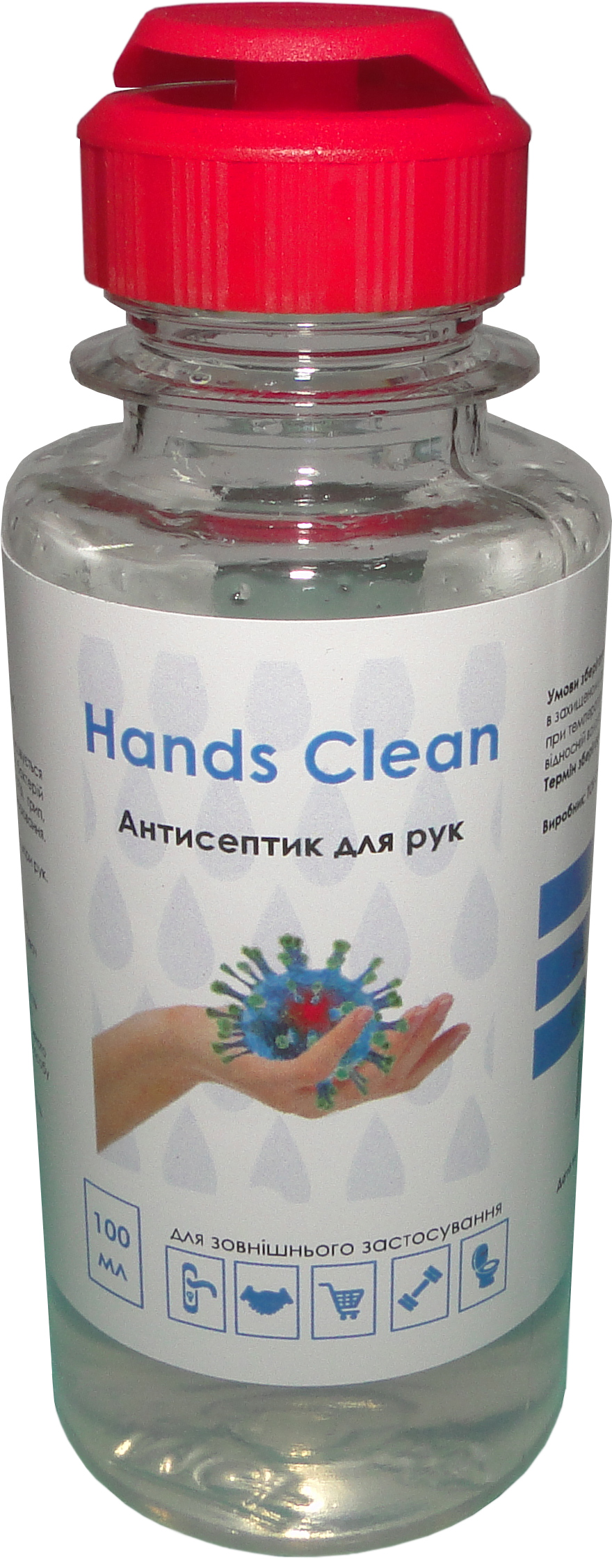 ROZETKA | Антисептик для рук Hands Clean 100 мл (4826006330102 ...