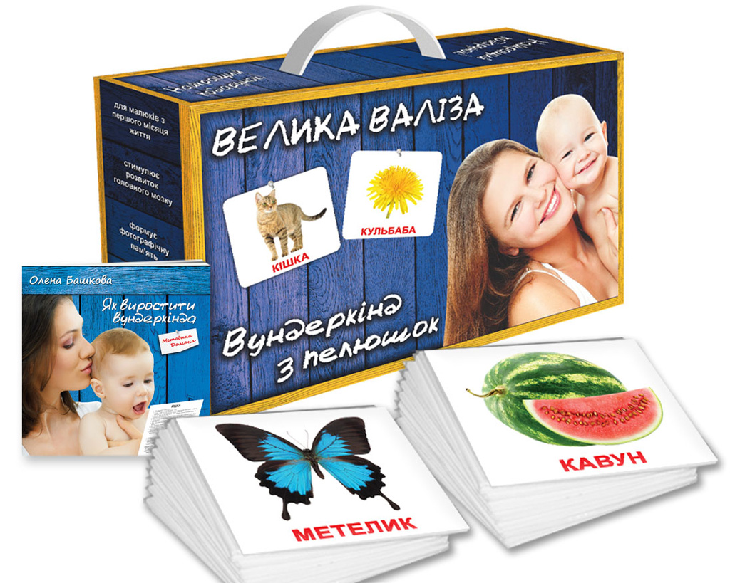 

Подарочные наборы "ВЕЛИКА валіза" Вундеркинд с пеленок (195319)