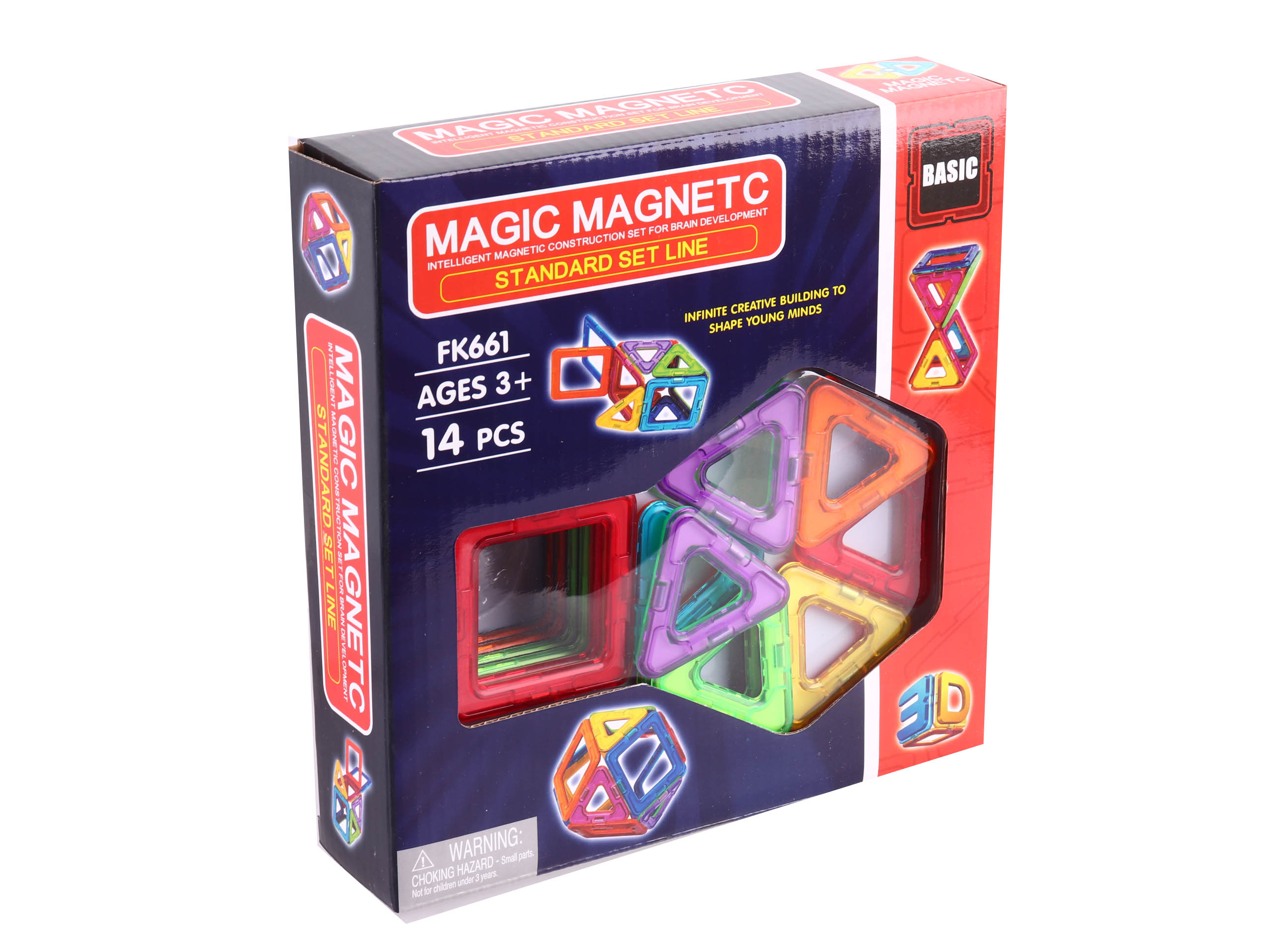 

Конструктор магнитный MAGIC MAGNETIC FK661 14дет.кор.22 * 5 * 21,5 см