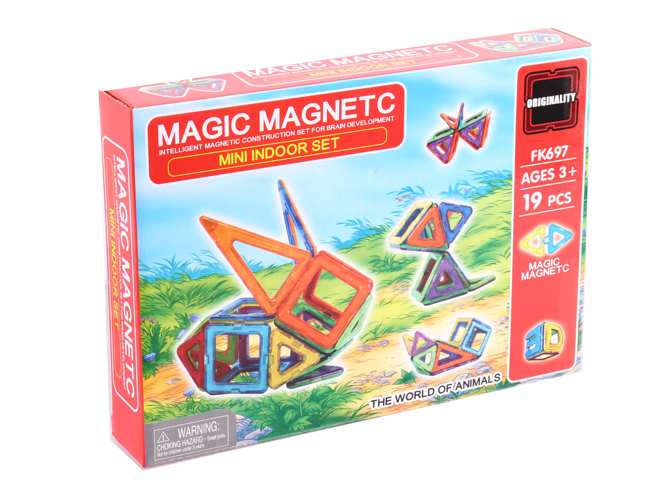 

Конструктор магнитный MAGIC MAGNETIC FK697 18дет.кор.24 * 4 * 17 см