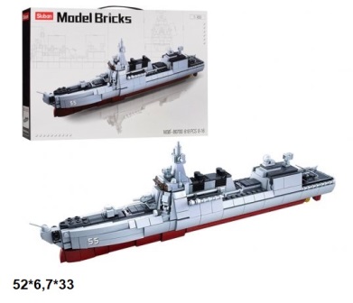 

Конструктор M38-B0700 Model Bricks военный корабль 578дет.кор.52 * 6,7 * 33 см