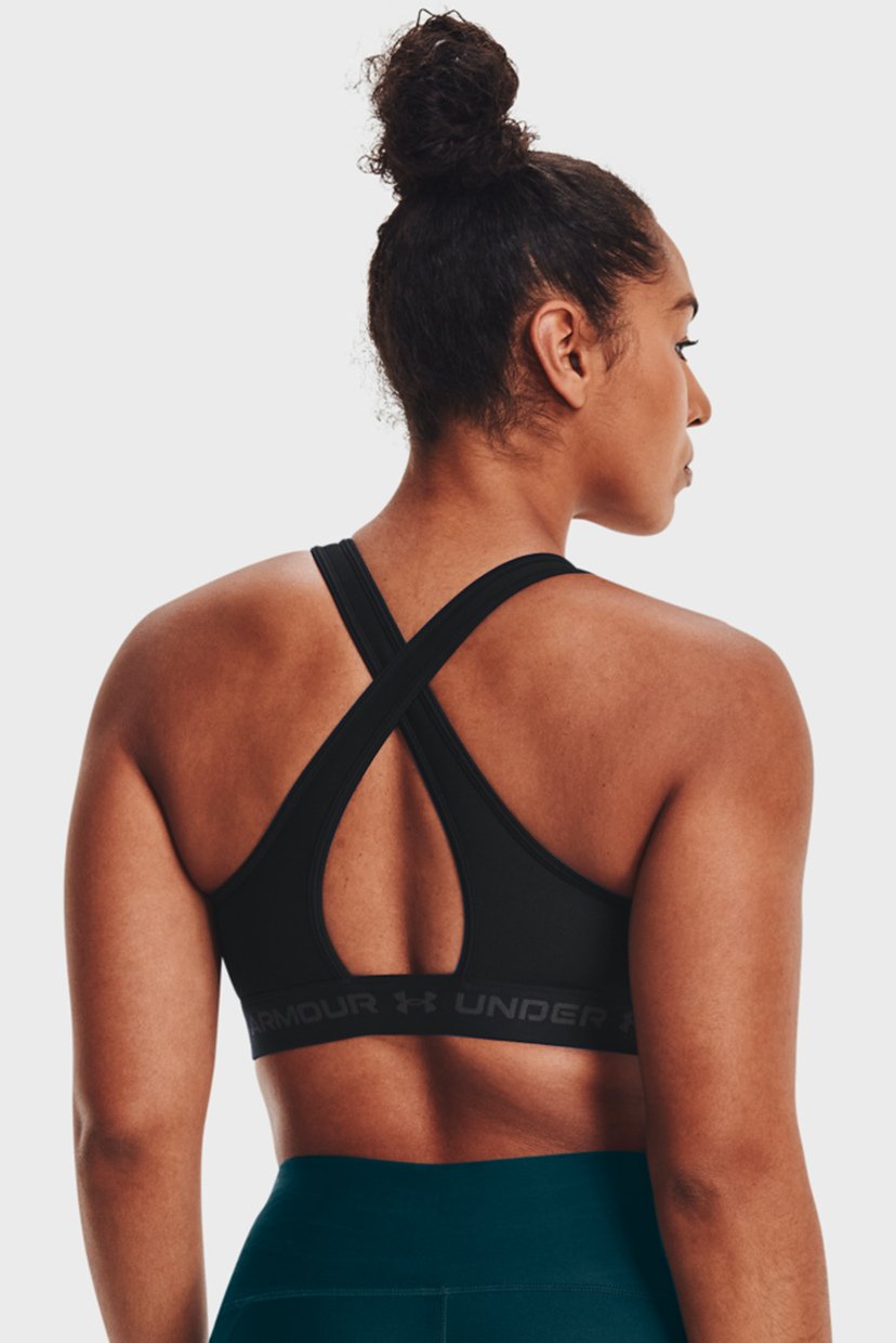 Жіночий чорний топ UA Crossback Mid Bra-BLK Under Armour L 1361034-001 от  продавца: MDF – в интернет-магазине ROZETKA