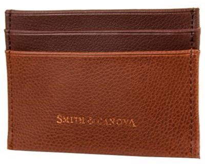 

Мужской картхолдер кожаный Smith & Canova FUL26827-tan-brown Коричневый