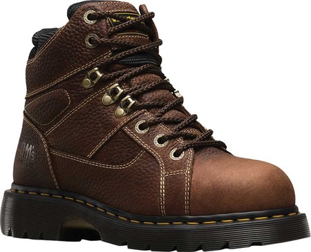 

Женские ботинки Dr. Martens Work Ironbridge Tec-Tuff Safety Toe 8 Tie Boot Teak Industrial Trailblazer Tumbled (Steel Toe) 42