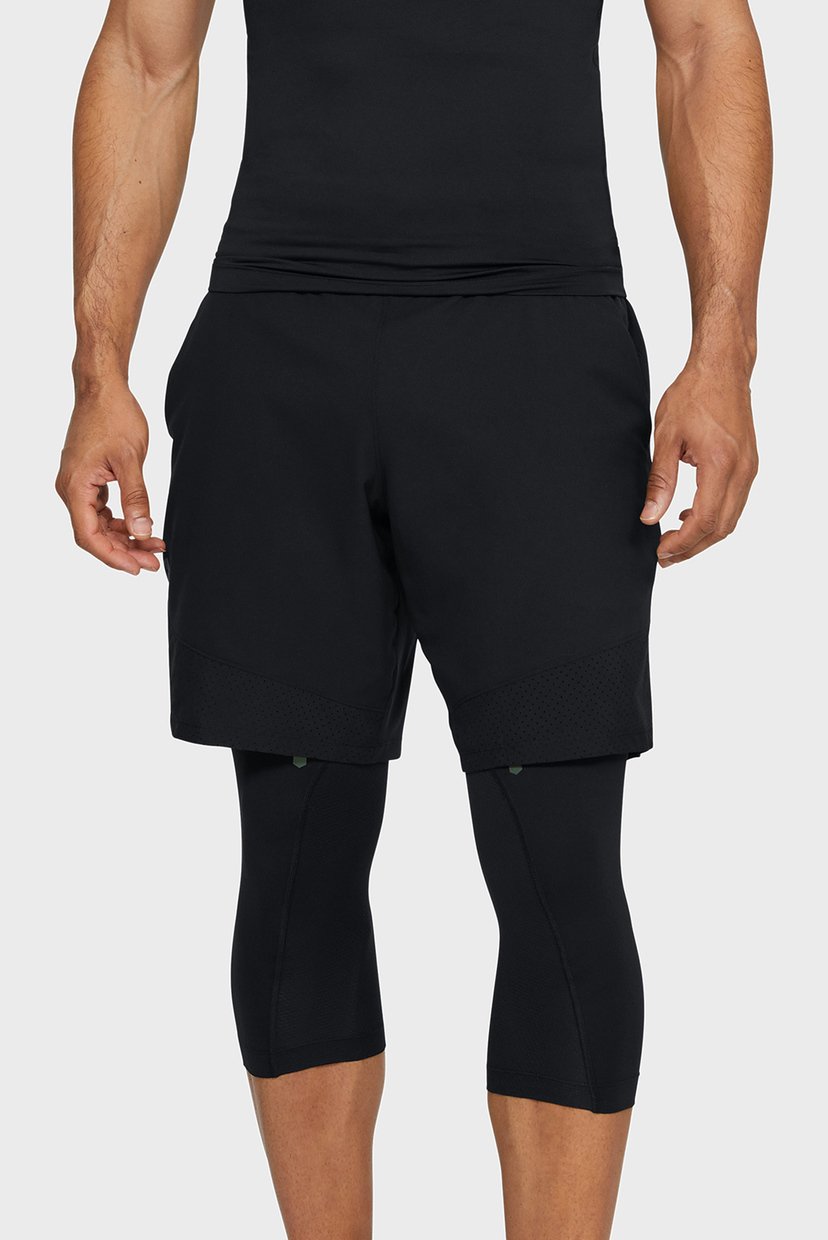 

Мужские черные тайтсы UA Rush 3/4 Under Armour  1327647-001, Мужские черные тайтсы UA Rush 3/4 Under Armour S 1327647-001
