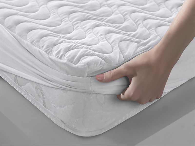 

Наматрасник Leleka Textile Хмаринка с бортом бязь 160*200