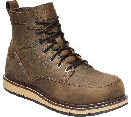 

Мужские ботинки KEEN Utility San Jose 6" Waterproof Boot Cascade Brown/Black Leather 41