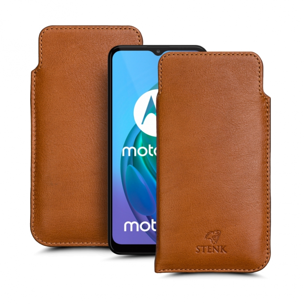 

Футляр Stenk Elegance для Motorola Moto G10 Camel