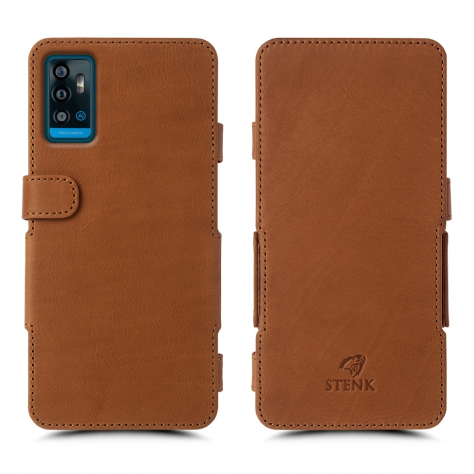 

Чехол книжка Stenk Prime для ZTE Blade A71 Camel