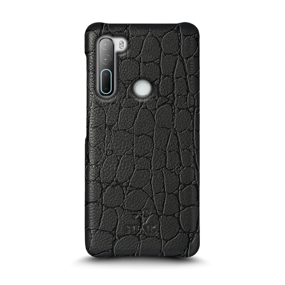 

Кожаная накладка Stenk Reptile Cover для HTC U20 5 Чёрная