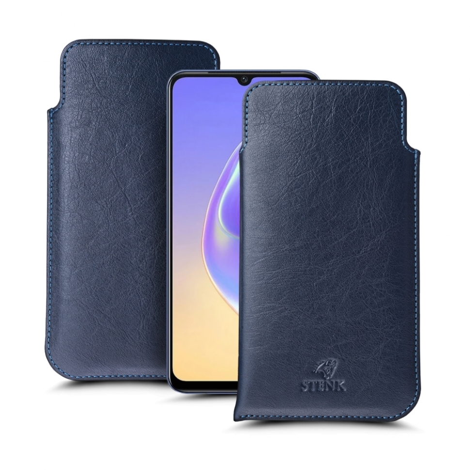 

Футляр Stenk Elegance для Vivo V21e 4G Синий